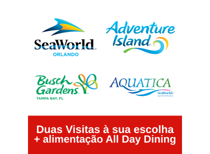 SeaWorld - Florida Parks 2 Day Ticket + 2 All-Day Dining Deals